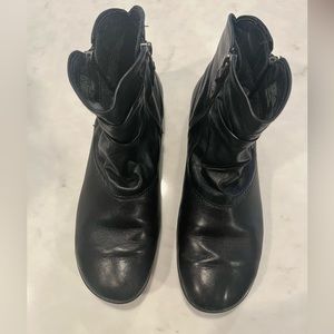 Josef Seibel Women’s Black Leather Booties